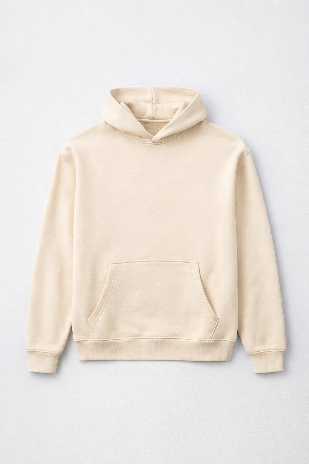 Großhändler FIVE EVER - Beige Kapuzenpullover
