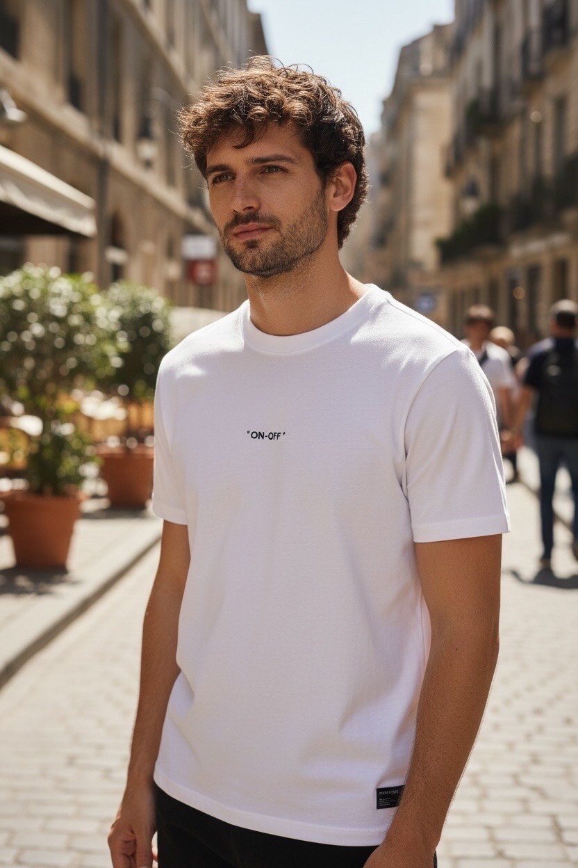 Großhändler FIVE EVER - T-Shirt aus 100% BAUMWOLLE