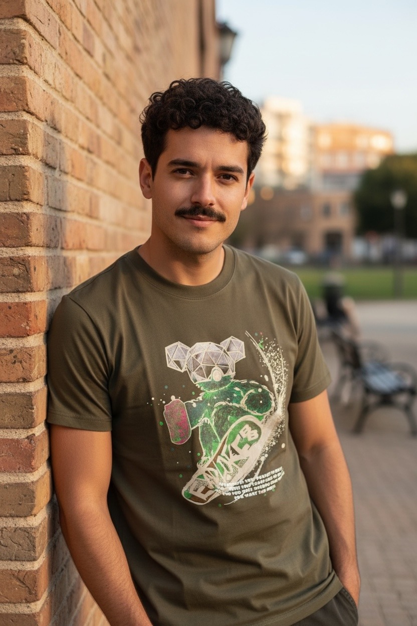 Großhändler FIVE EVER - Weiches dickes Baumwoll-T-Shirt