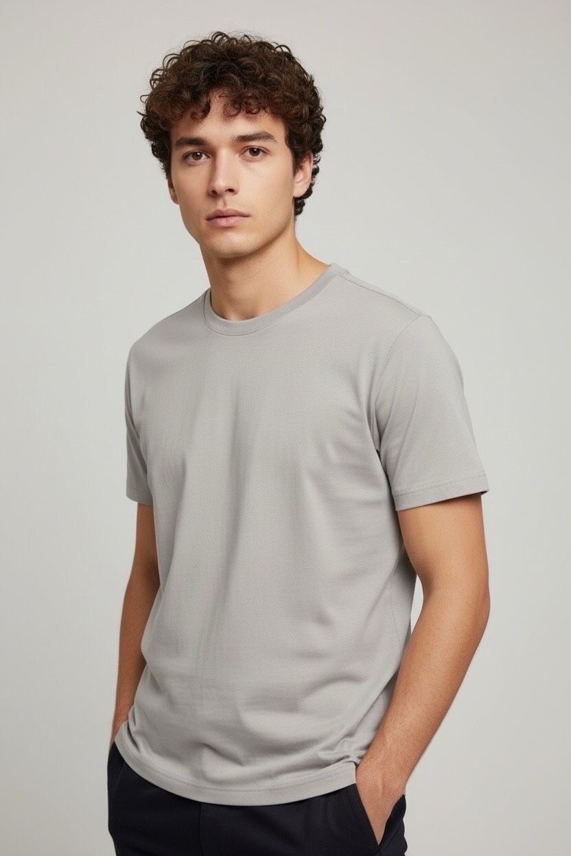 Großhändler FIVE EVER - Dicker weicher Baumwoll-T-Shirt