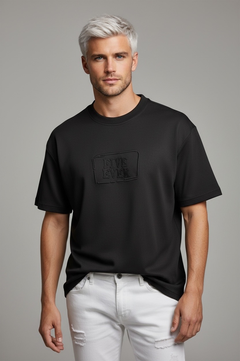 Wholesaler FIVE EVER - Oversized neoprene T-shirt