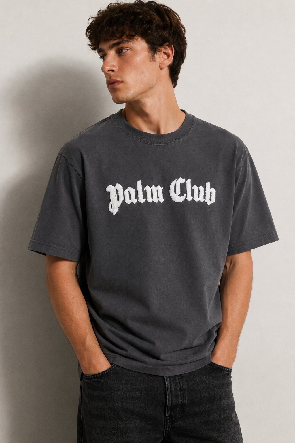 Grossista FIVE EVER - T-shirt oversize PALM CLUB