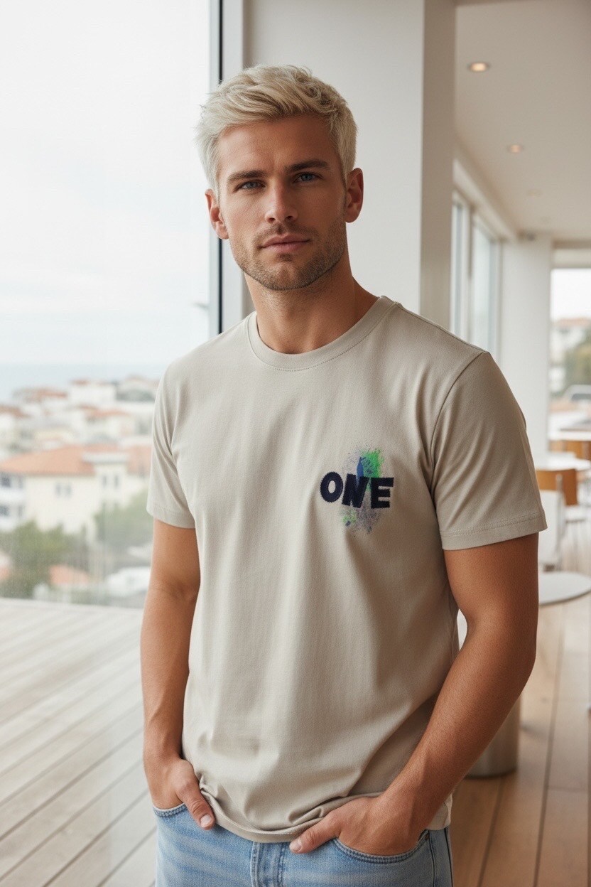Großhändler FIVE EVER - Dicker weicher Baumwoll-T-Shirt