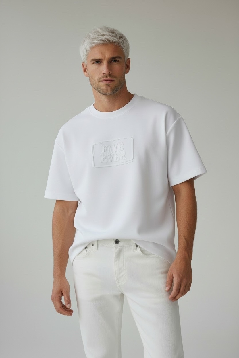 Wholesaler FIVE EVER - Oversized neoprene T-shirt