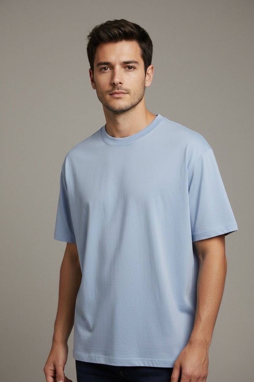 Großhändler FIVE EVER - Oversize-T-Shirt 100% dicker BAUMWOLLE