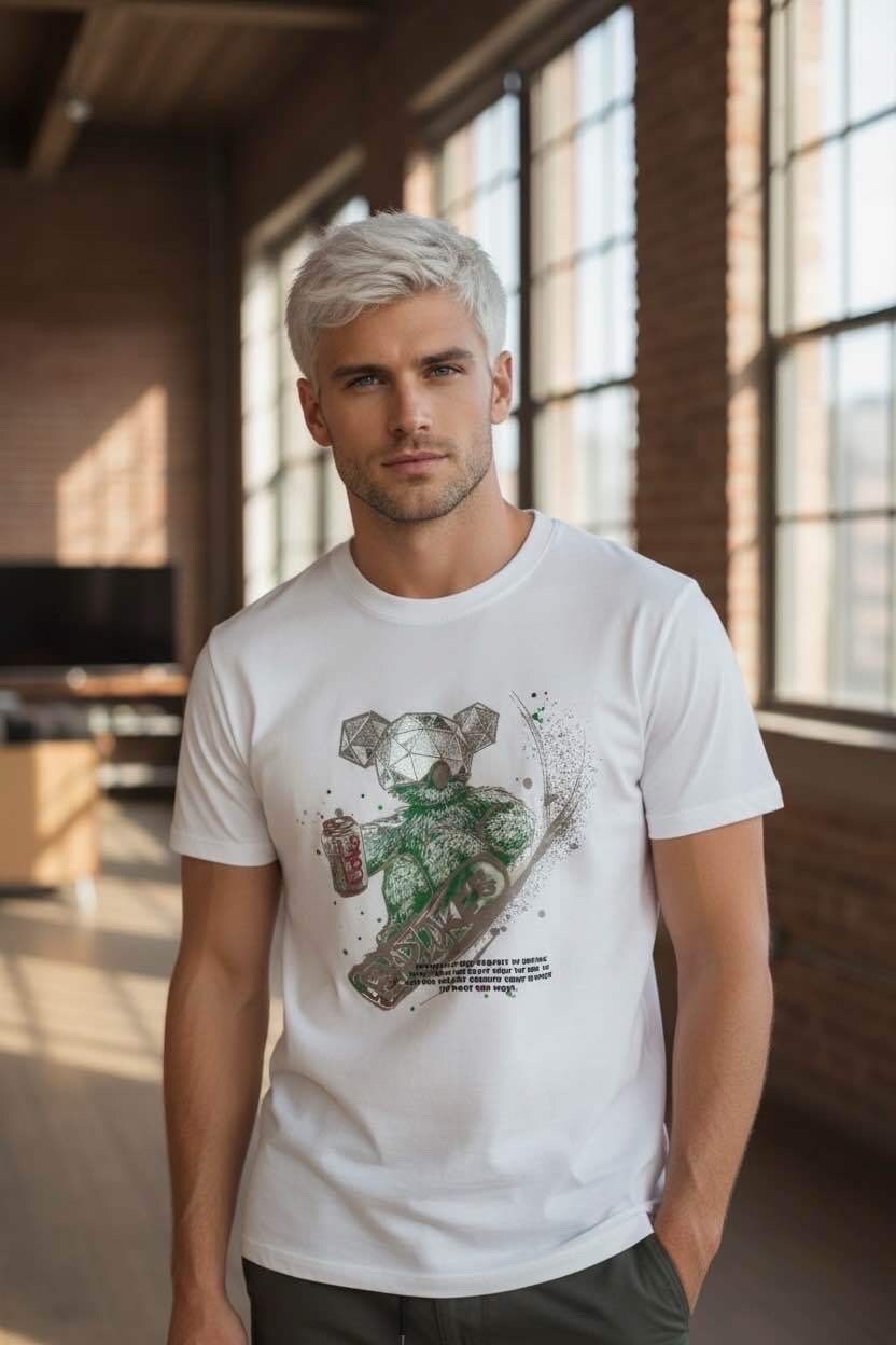 Großhändler FIVE EVER - Weiches dickes Baumwoll-T-Shirt