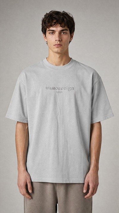 Wholesaler FIVE EVER - Washed Grey T-Shirt Wholesaler FIVE EVER - Washed Grey T-Shirt