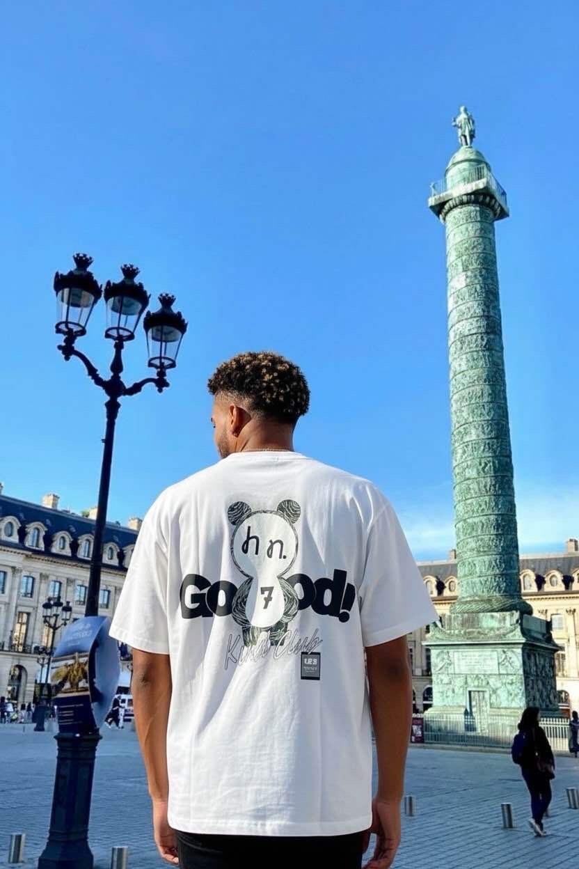 Grossista FIVE EVER - T-shirt oversize 100% COTONE stampata