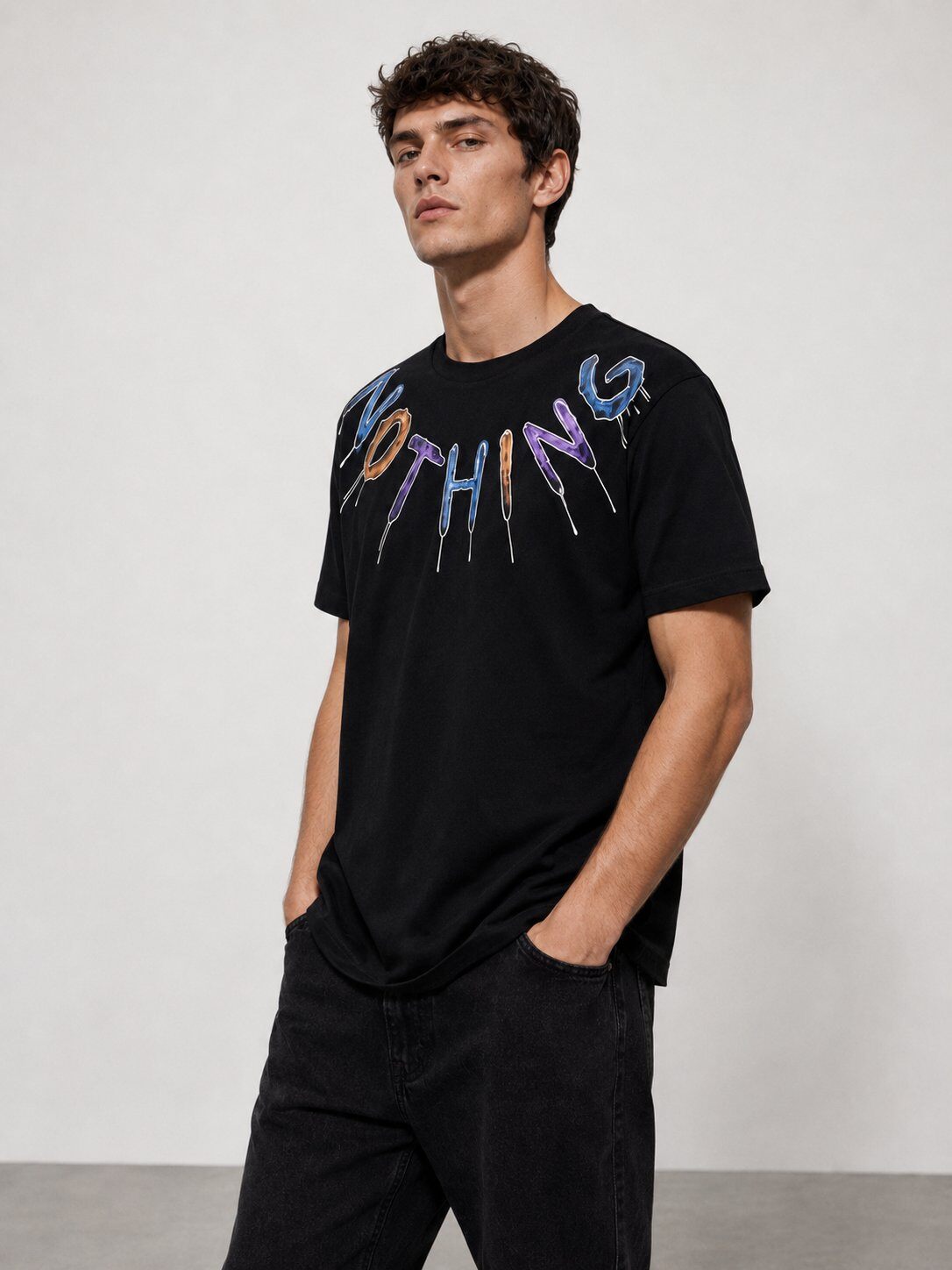 Wholesaler FIVE EVER - 100% COTTON printed T-SHIRT