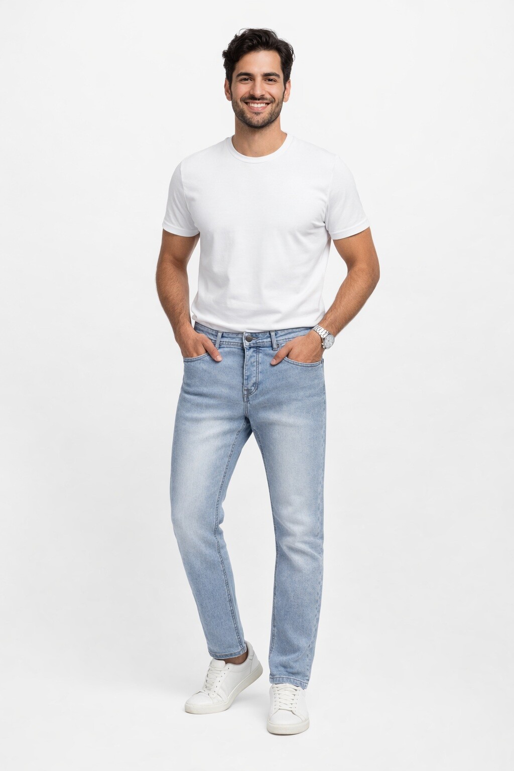 Grossiste FIVE EVER - JEAN REGULAR bleu clair