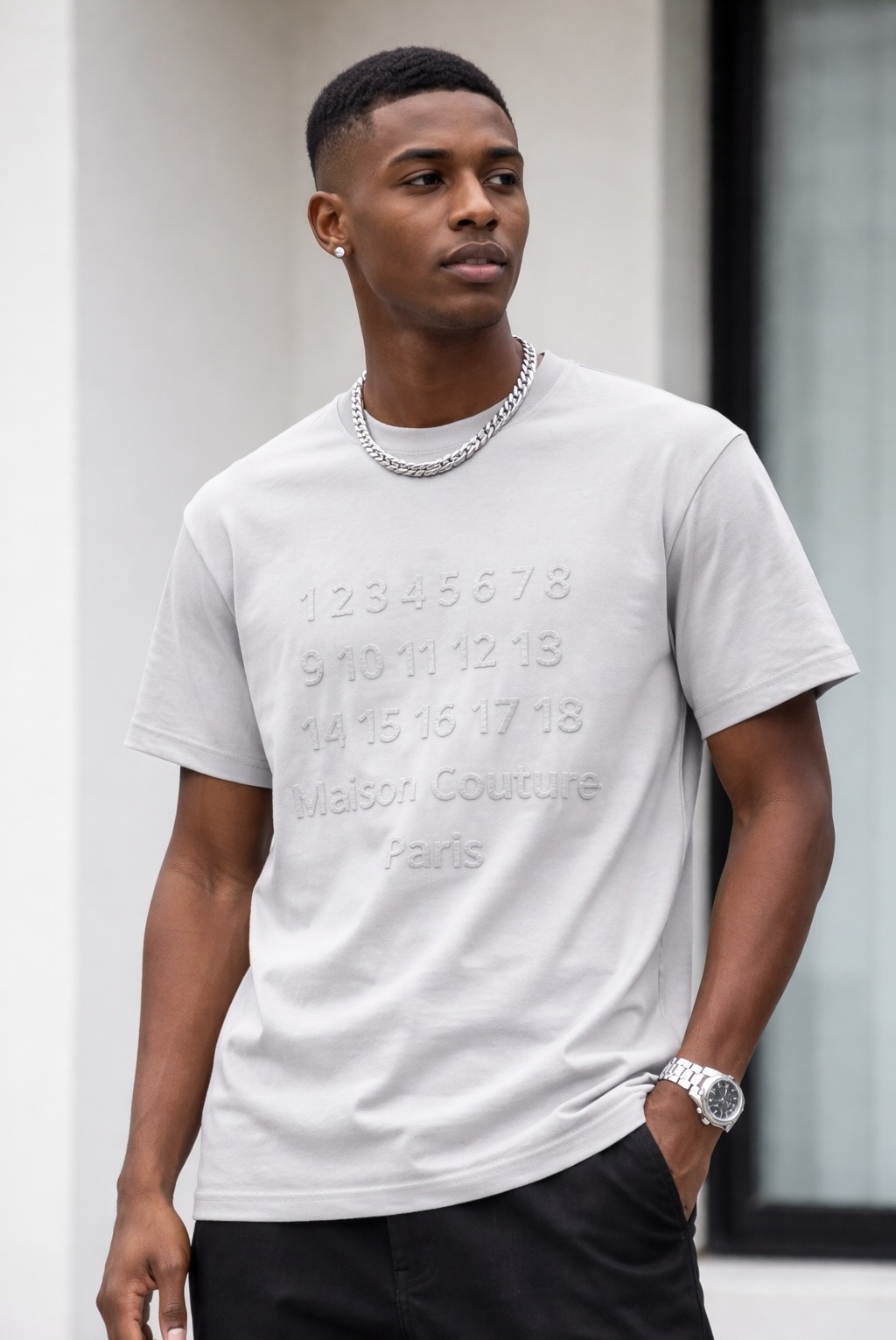 Großhändler FIVE EVER - T-Shirt aus 100% Baumwolle