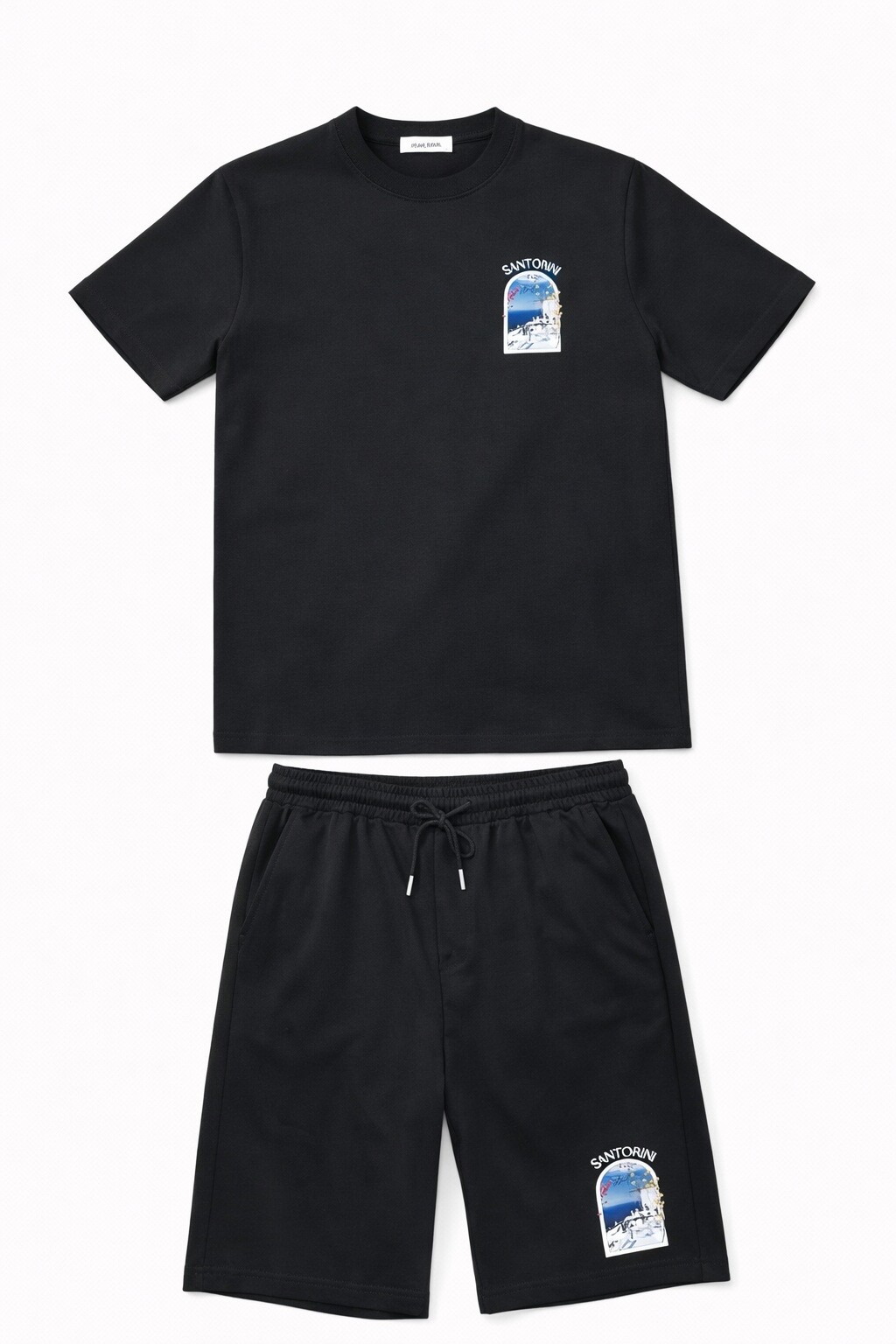 Großhändler FIVE EVER - Baumwoll-T-Shirt und Shorts Set