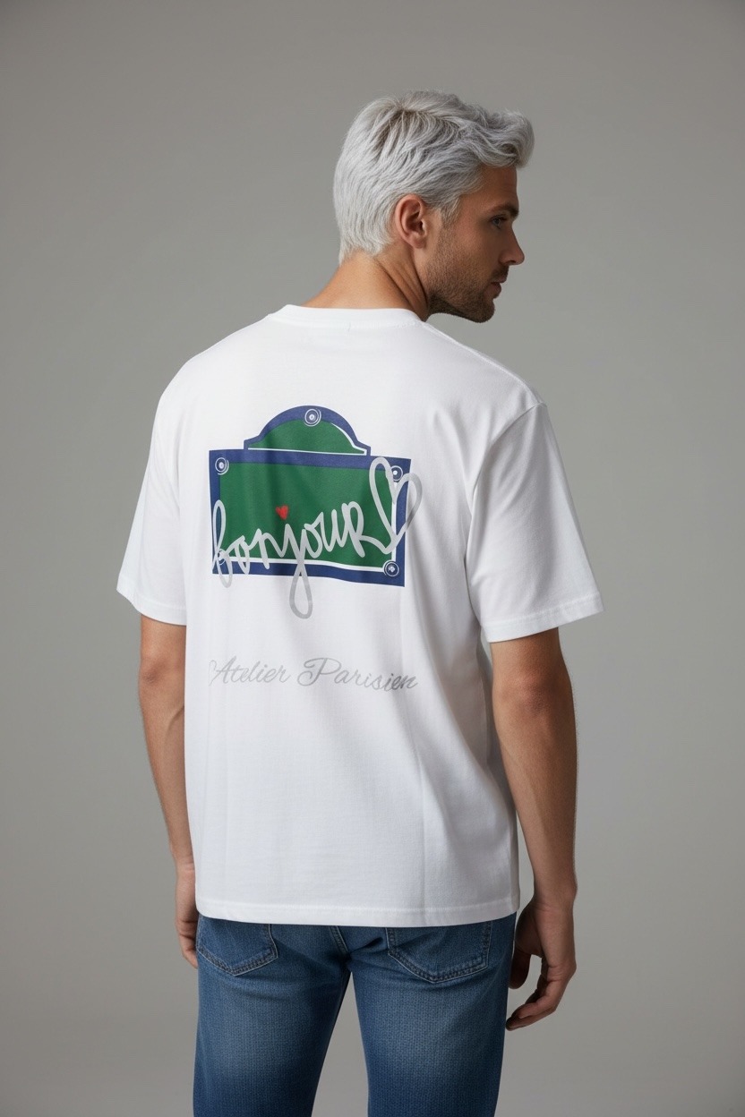 Wholesaler FIVE EVER - Oversized Essential Club T-shirt 100% COTTON