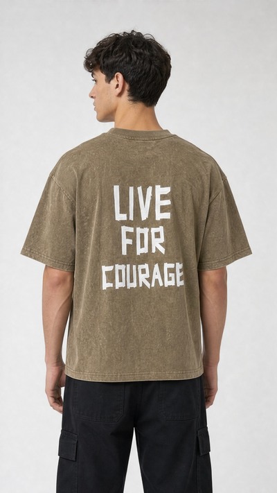 Wholesaler FIVE EVER - Washed Oversized T-Shirt Wholesaler FIVE EVER - Washed Oversized T-Shirt