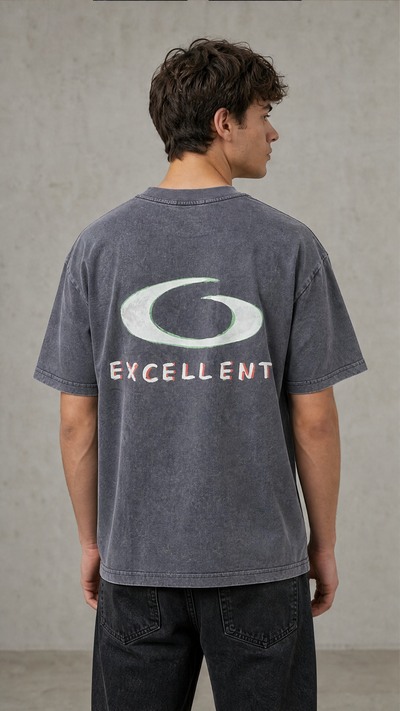 Wholesaler FIVE EVER - Washed Cotton Tee Wholesaler FIVE EVER - Washed Cotton Tee