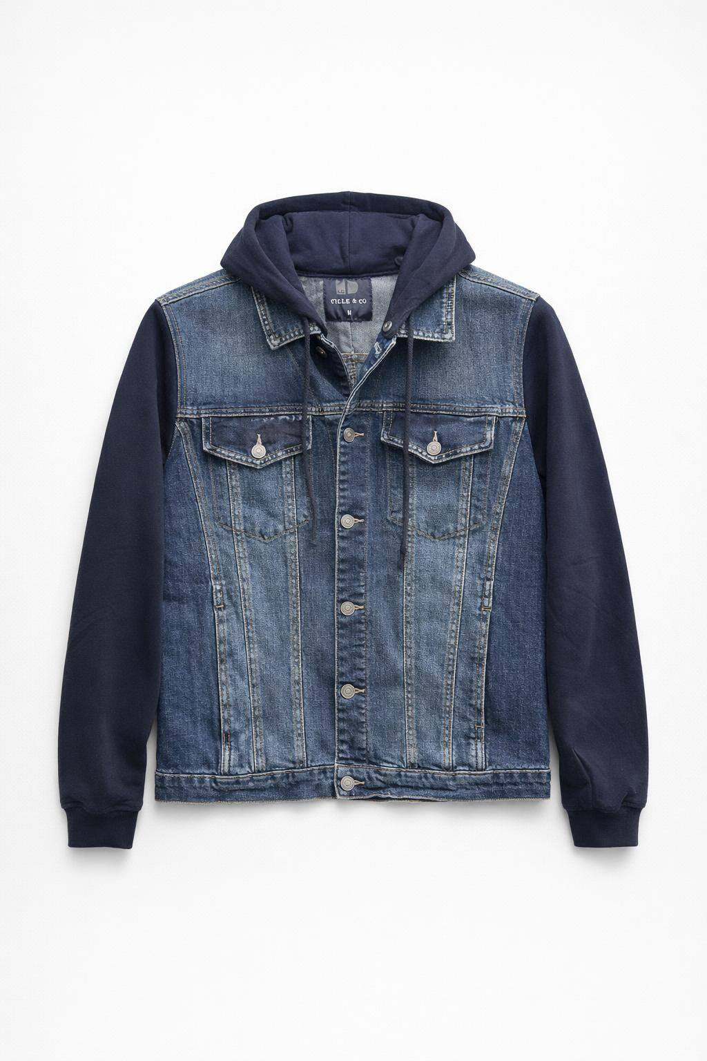Großhändler FIVE EVER - Zweifarbige Jeansjacke