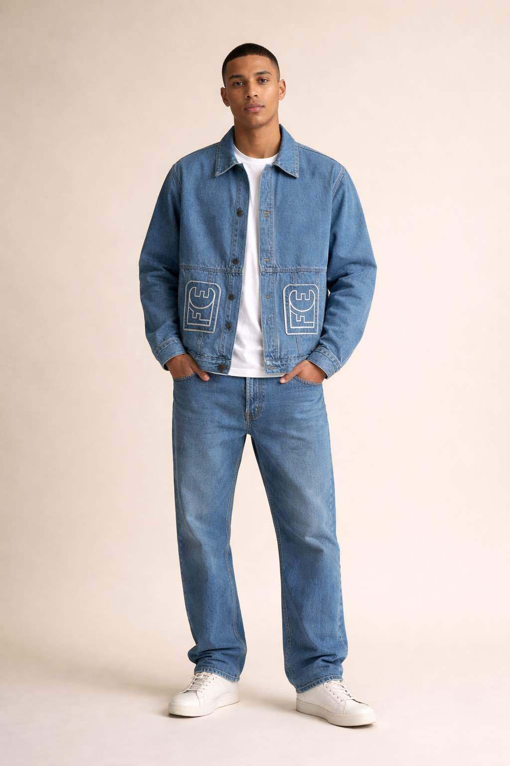 Großhändler FIVE EVER - Denimjacke FE – Blau