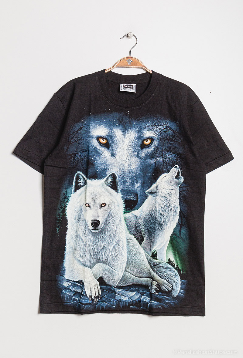 Wholesaler FLORENCE ELLE - WOLF TEE SHIRT