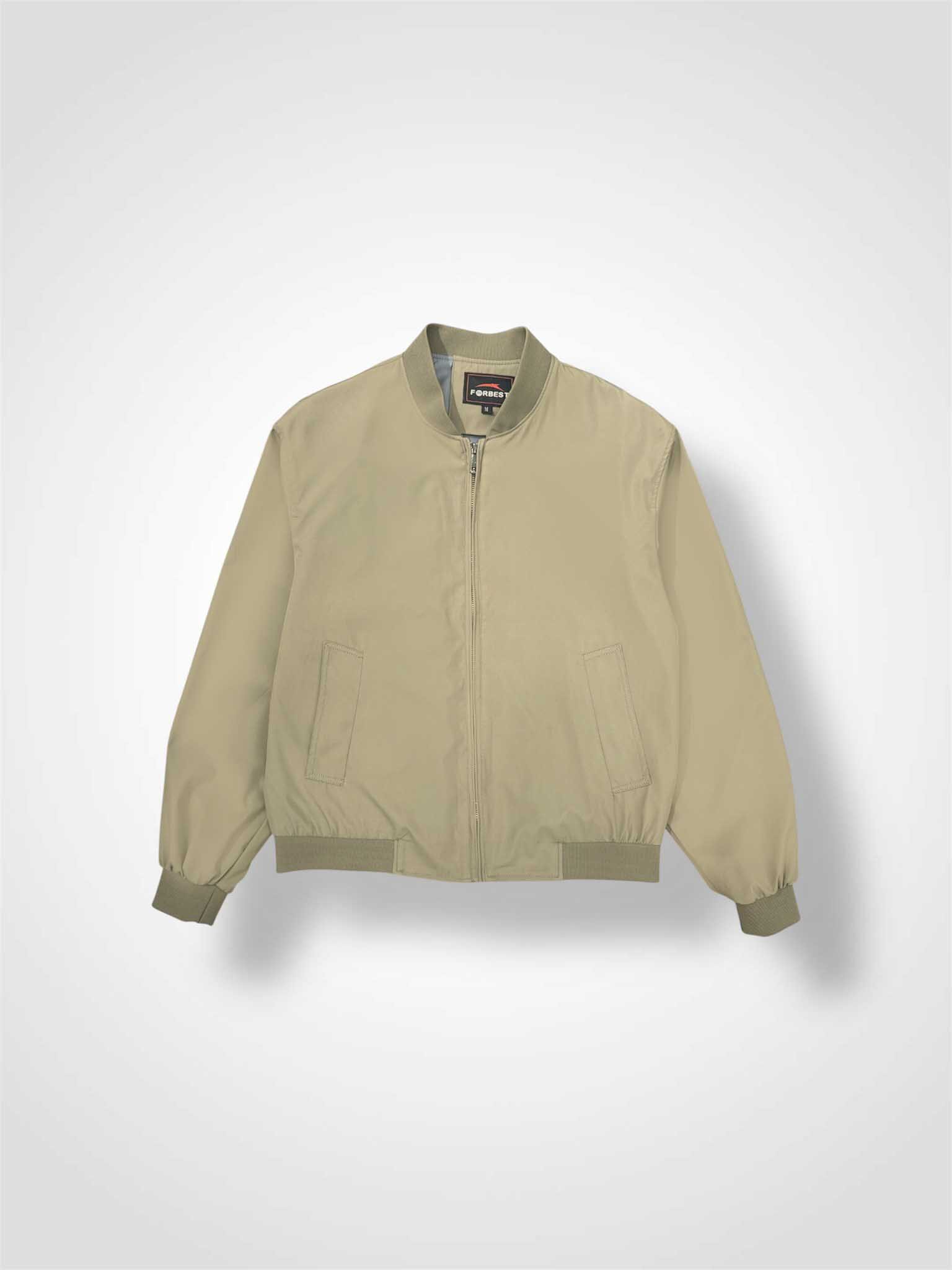Grossiste Forbest - Blouson uni style bombers de mi-saison pour Homme