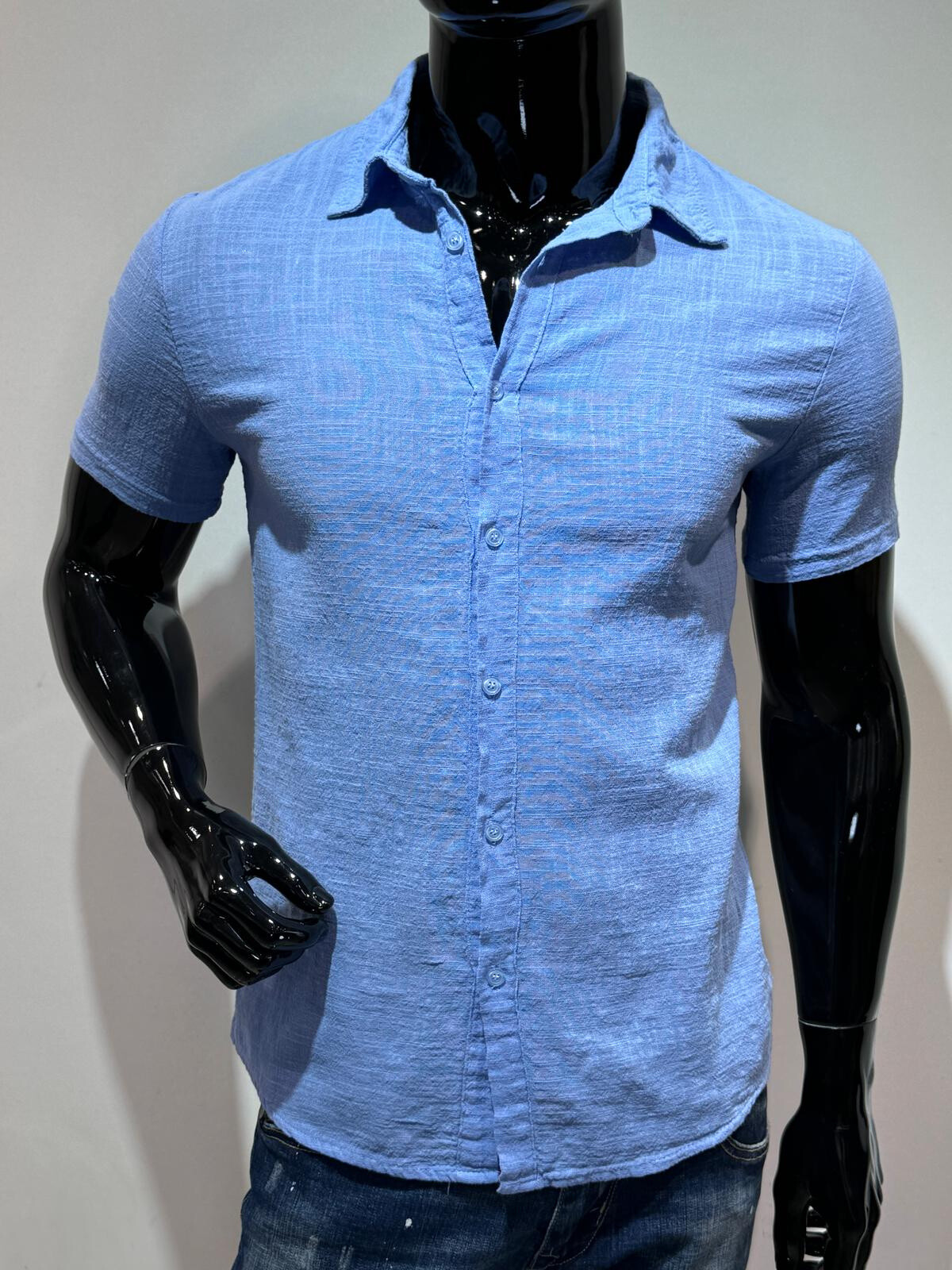 Wholesaler Forbest - Shirt 100% Cotton Linen Effect
