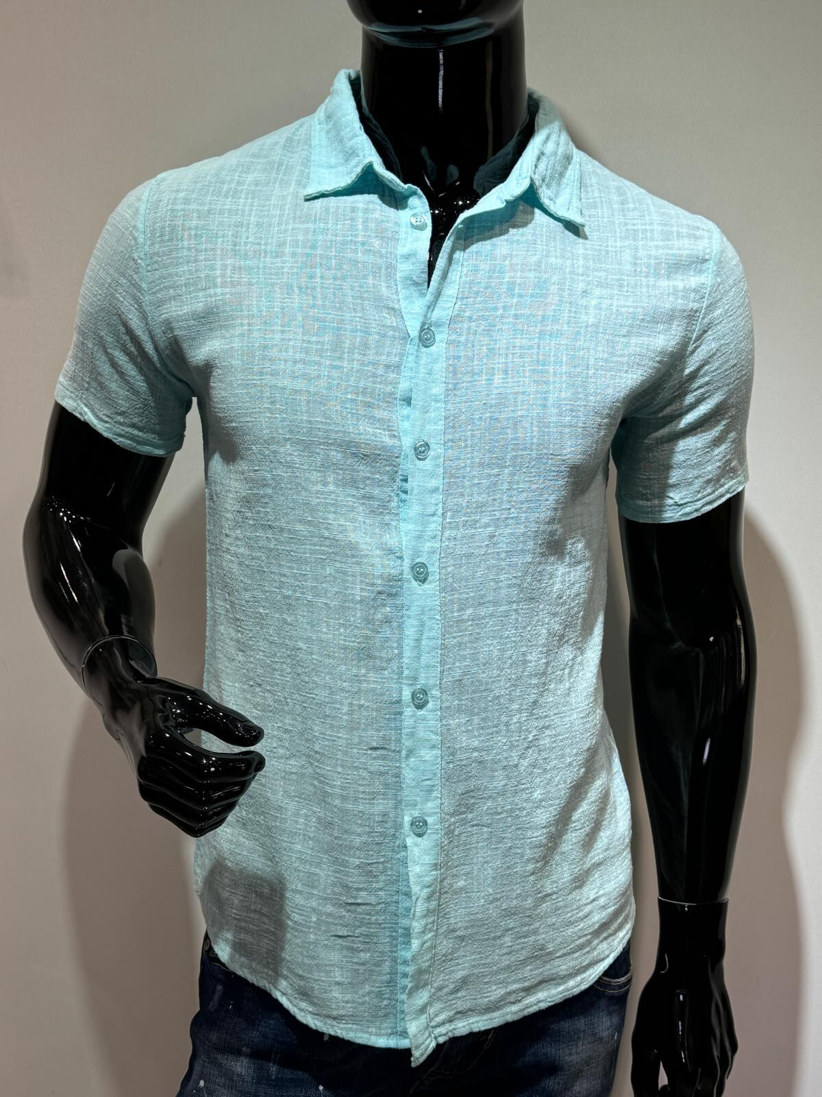 Grossiste Forbest - Chemise pour Homme effet lin 100% coton