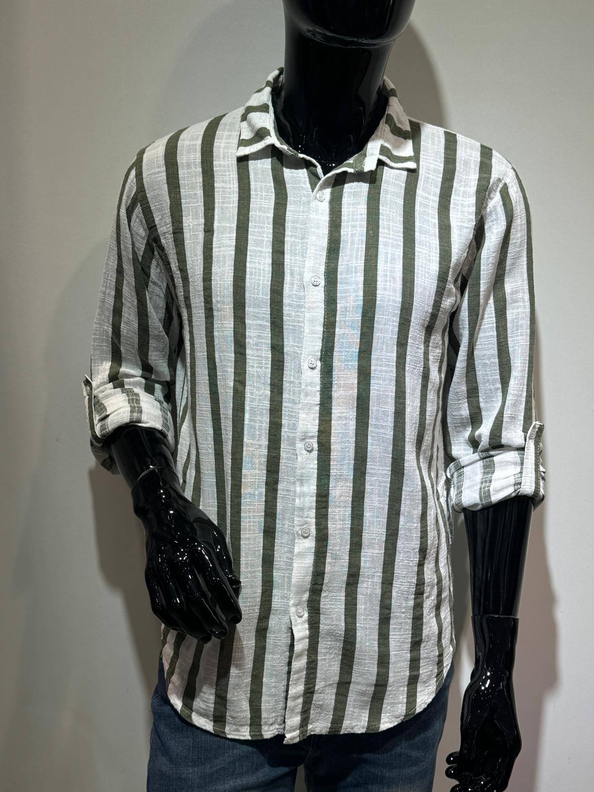 Grossiste Forbest - Chemises rayures manches longues pour Homme