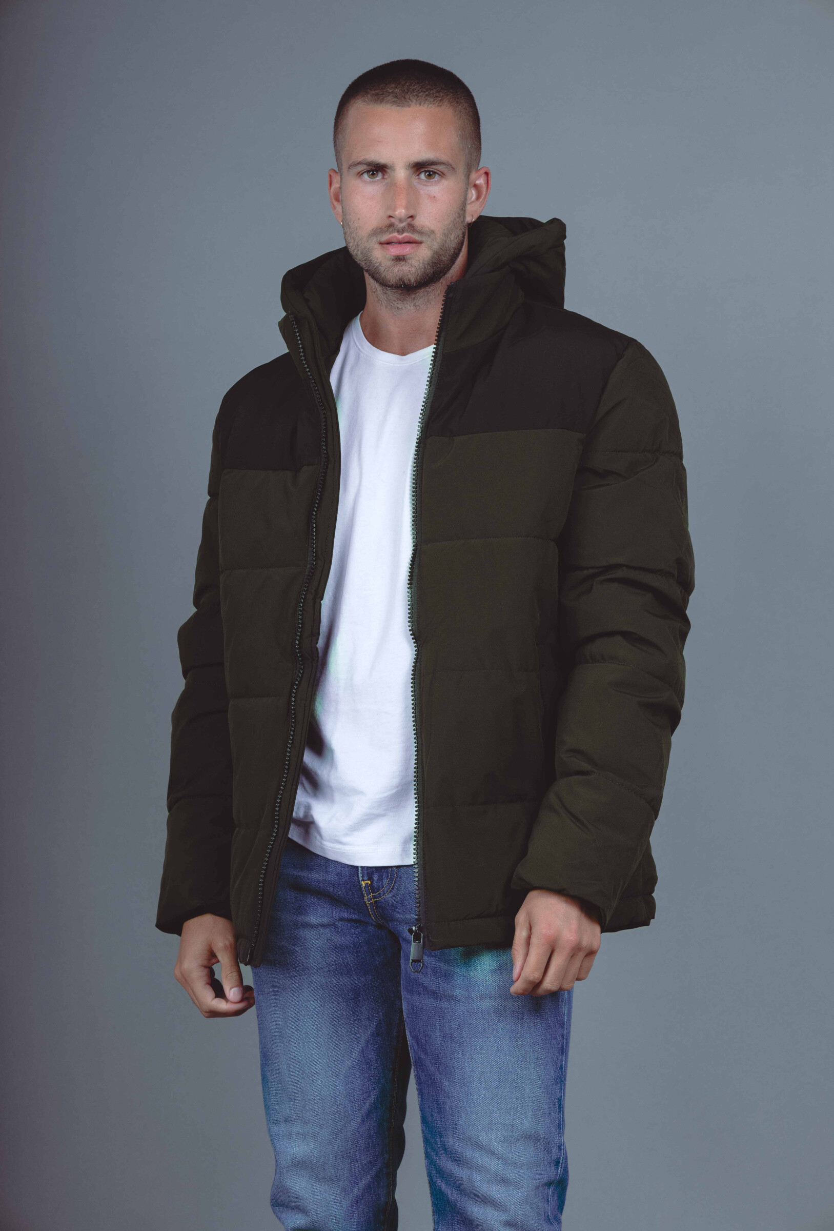 Wholesaler Forbest - Puffer jacket with camouflage pattern
