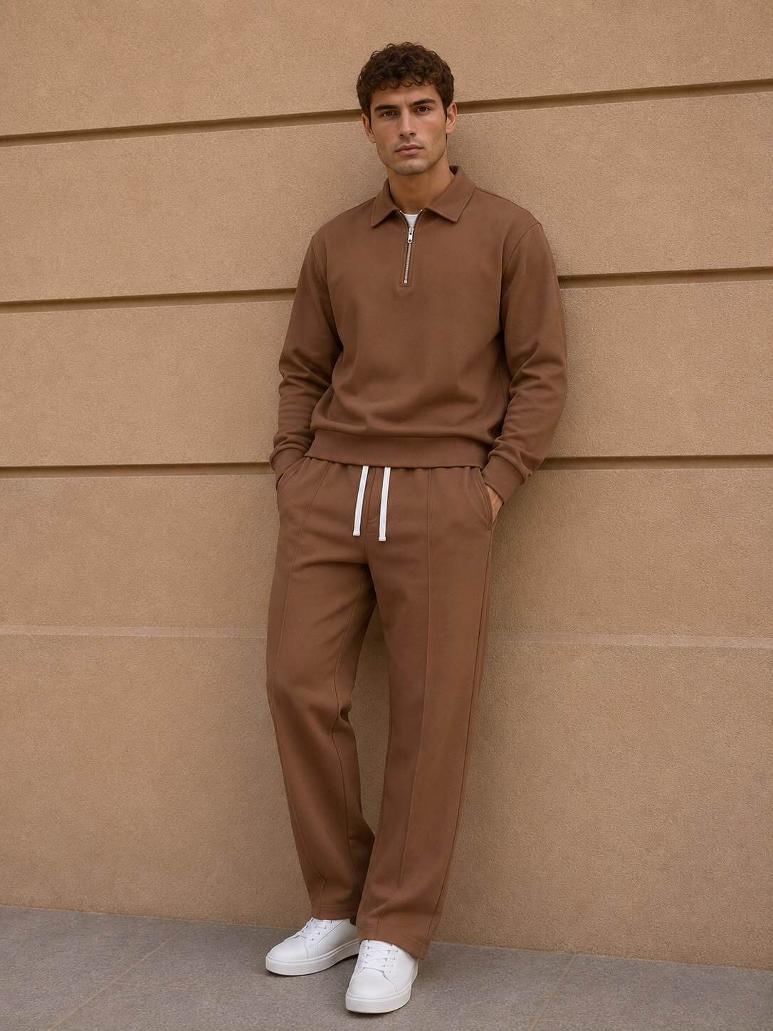 Großhändler Forbest - Herren-Set mit Halbzip-Polo und Hose