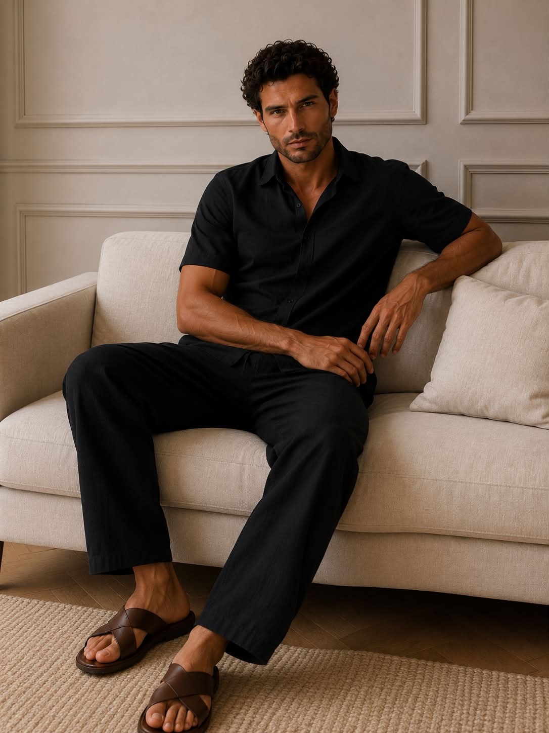Wholesaler Forbest - Men's Shirt and Pants Set