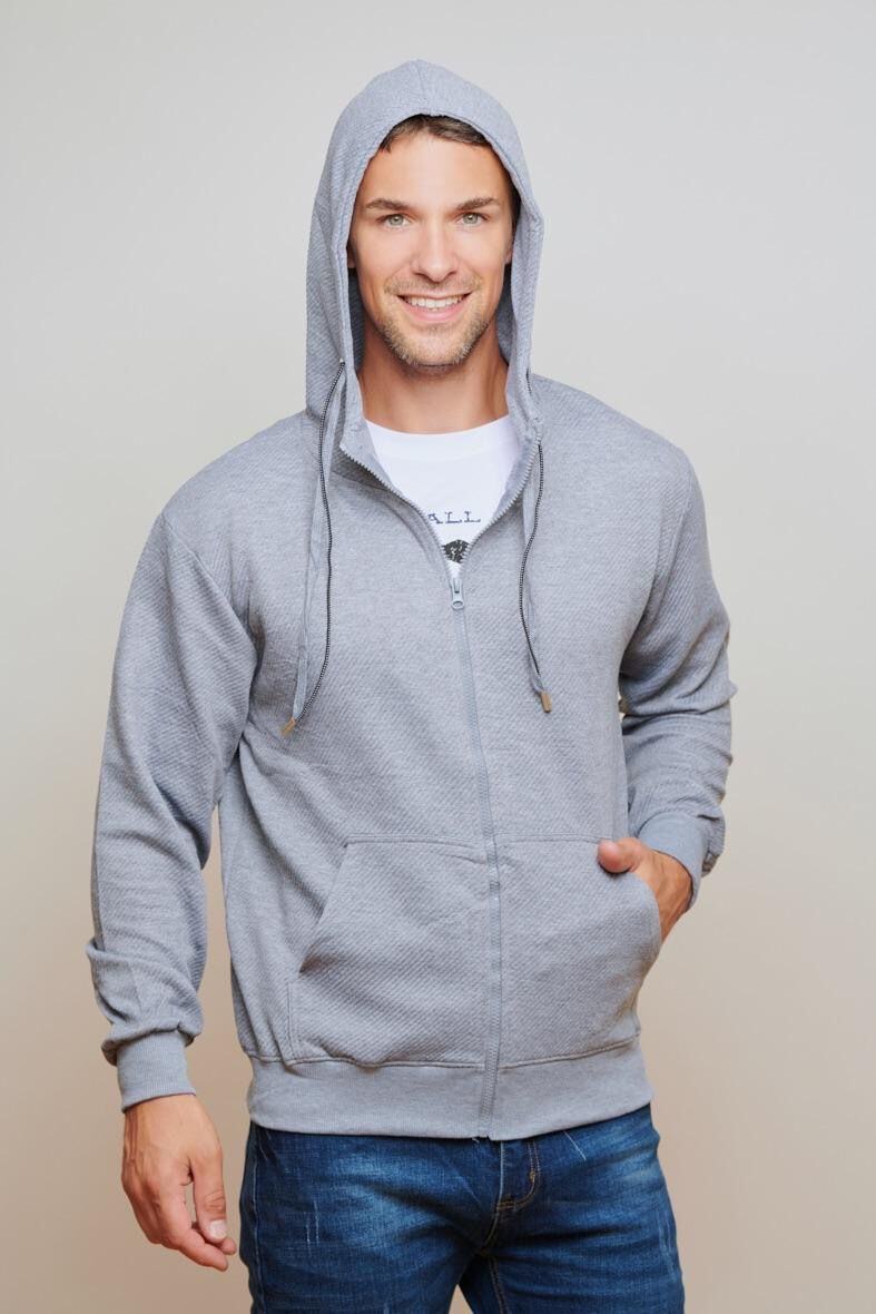 Grossiste Forbest - Gilet capuche uni pour Homme