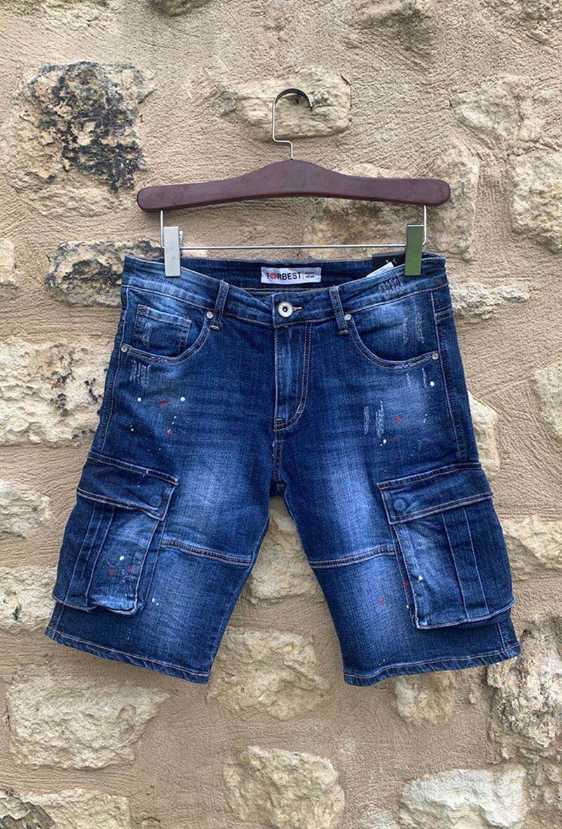 Großhändler Forbest - Falize Jeans mit "Farbaufgaben" -Effekt