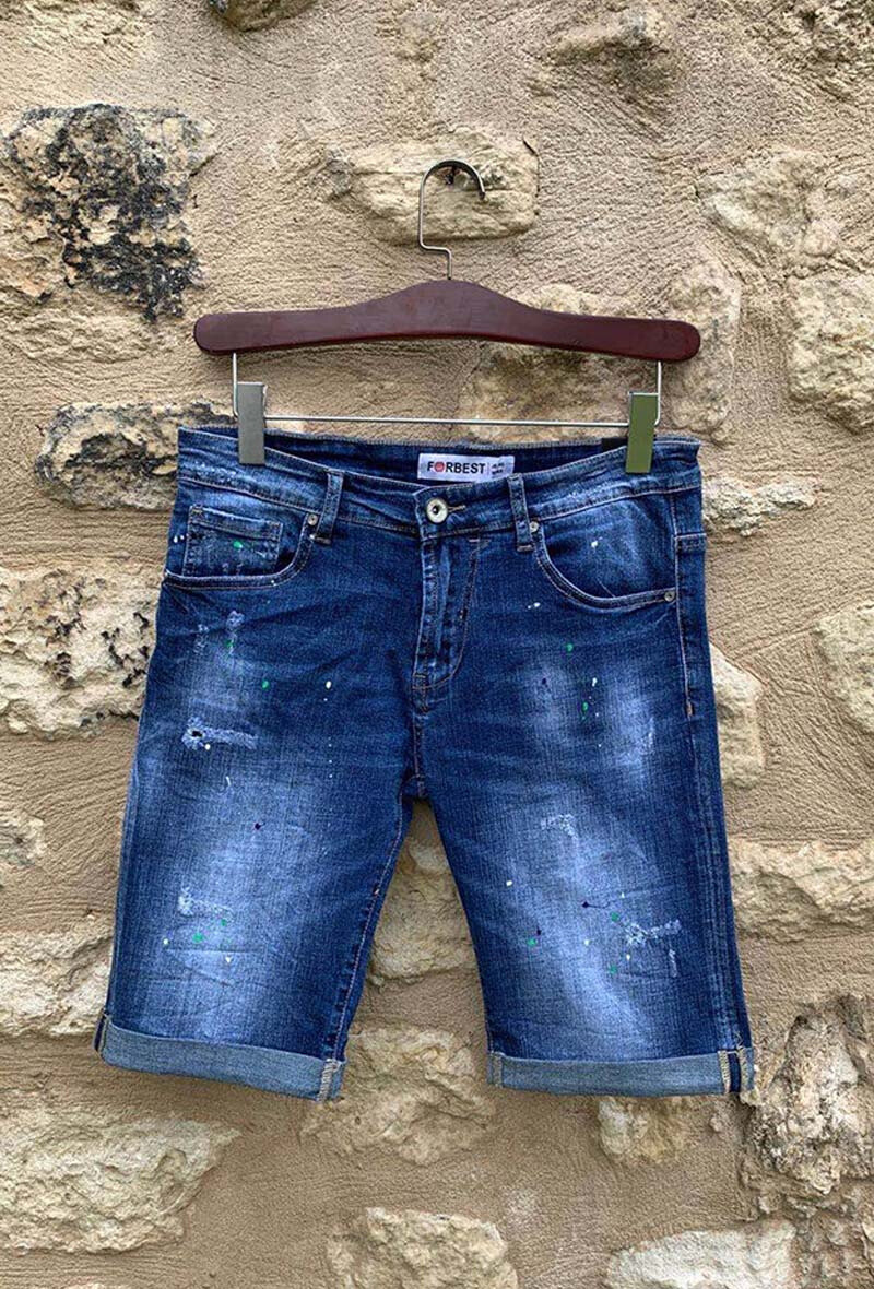 Großhändler Forbest - Falize Jeans mit "Farbaufgaben" -Effekt