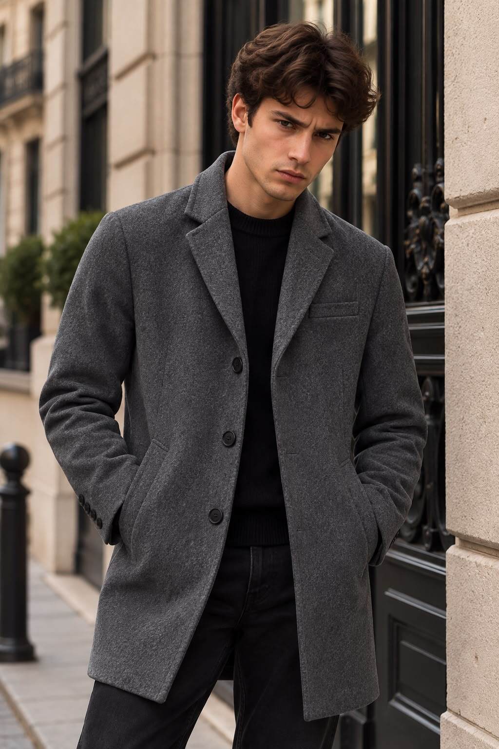 Grossiste Forbest - Manteau mi long pour Homme