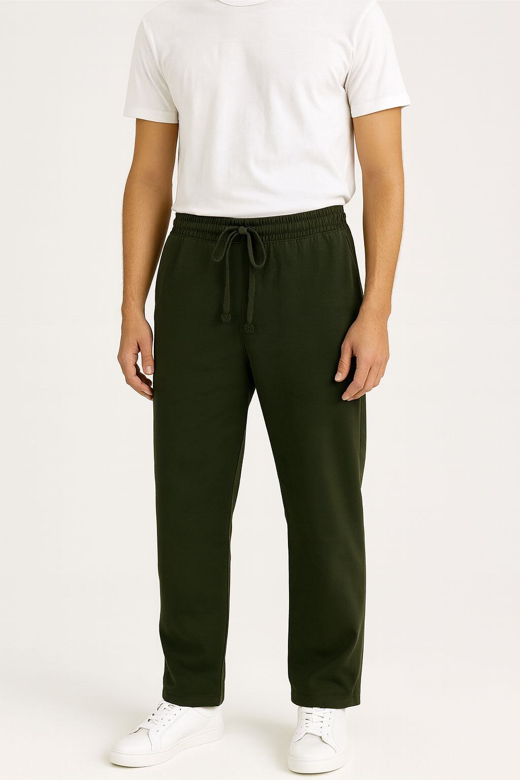 Wholesaler Forbest - Men's Solid Wide-Leg Pants