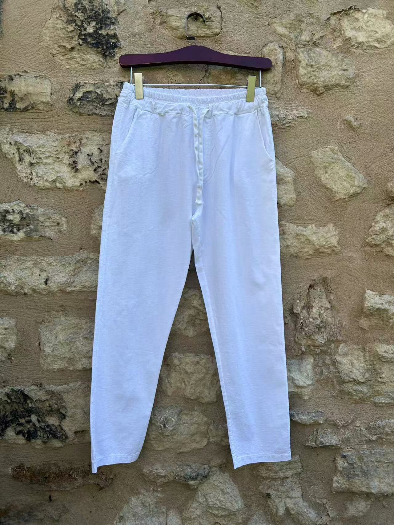 Wholesaler Forbest - cotton linen effect trousers