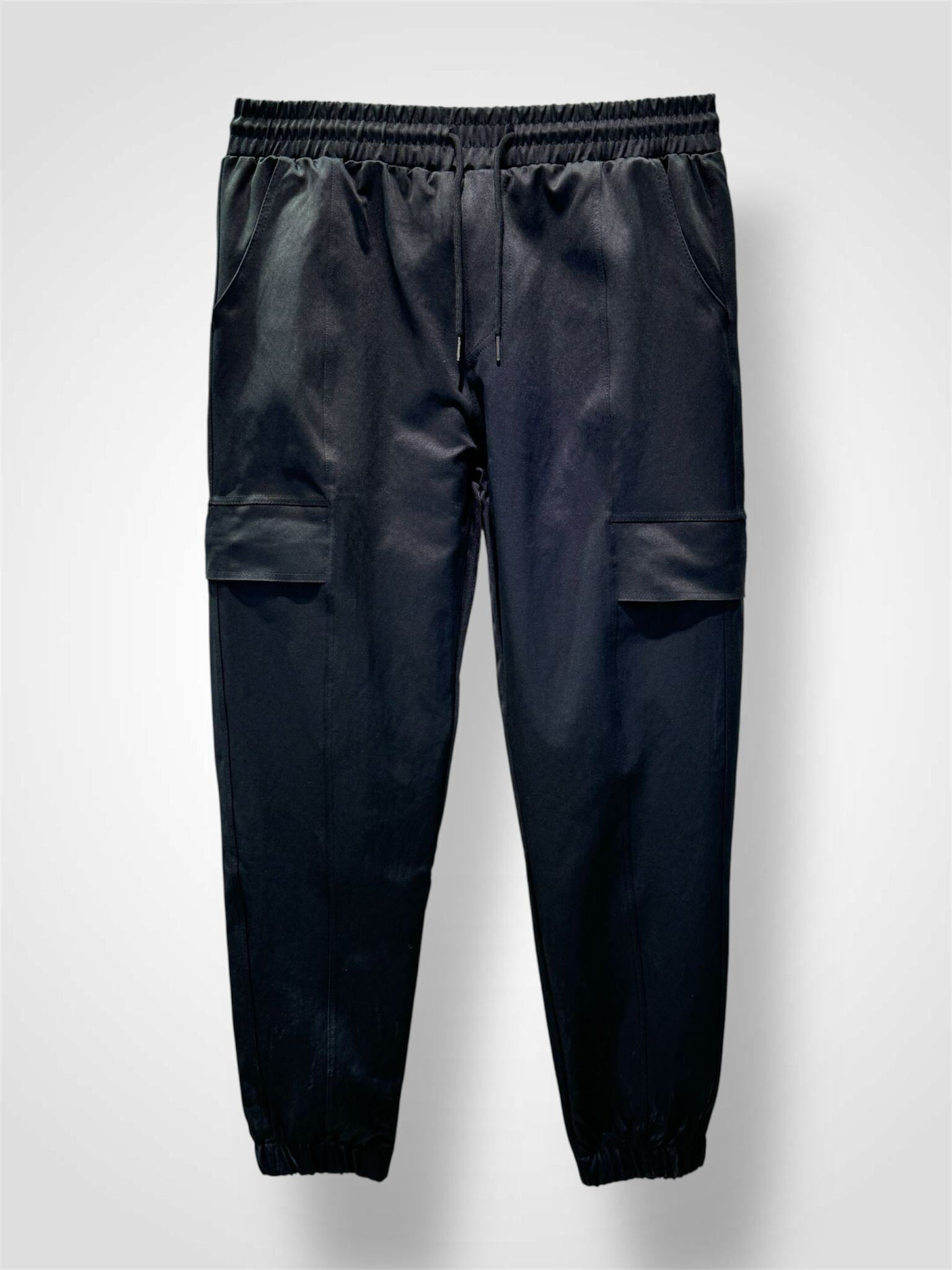 Wholesaler Forbest - Men's Black Cargo Pants