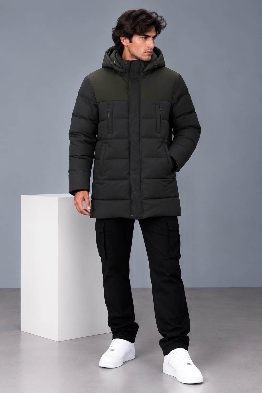 Mayorista Forbest - Parka multibolsillos para hombre M-3XL