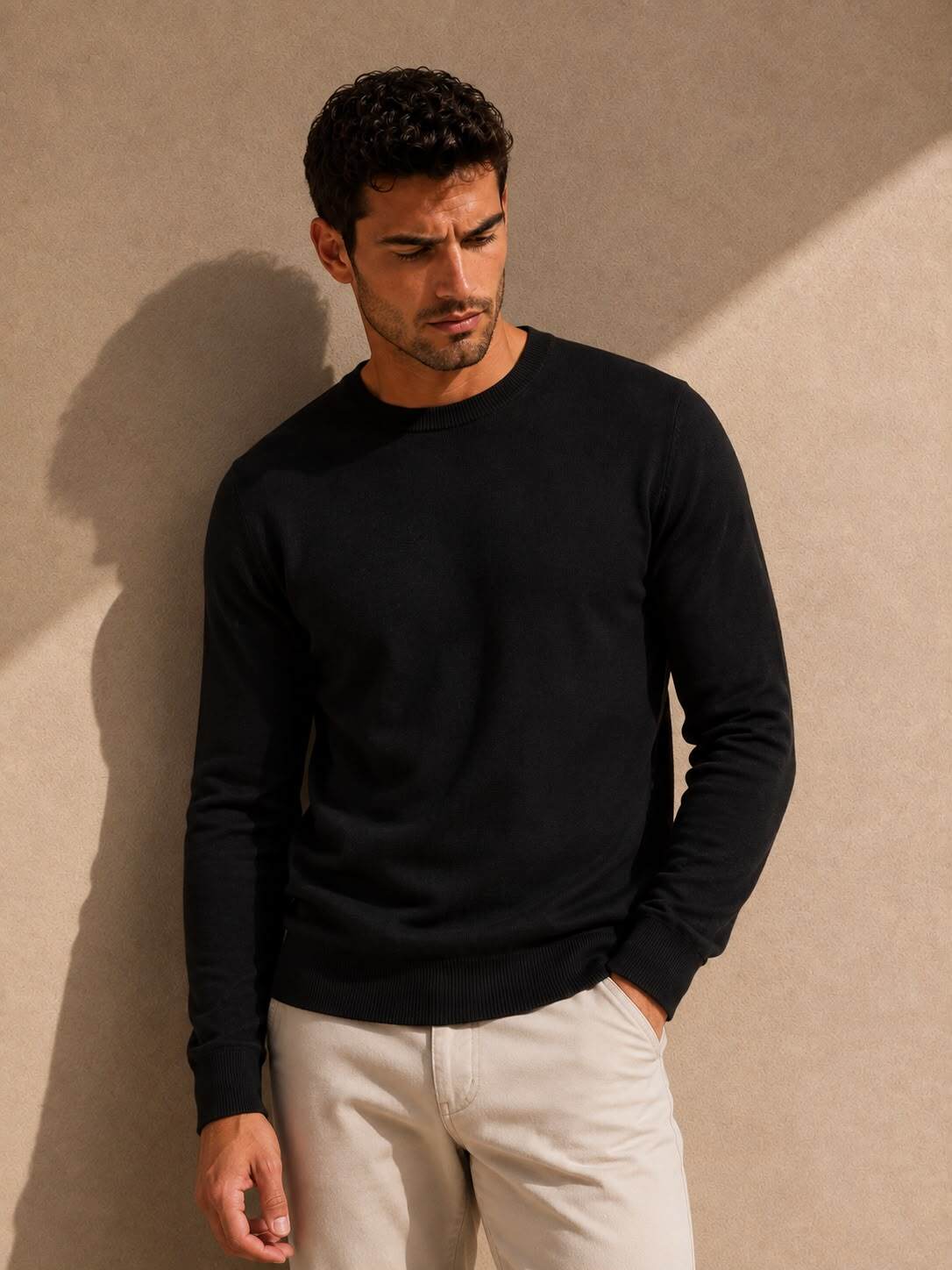 Grossiste Forbest - Pull col rond maille fine pour Homme