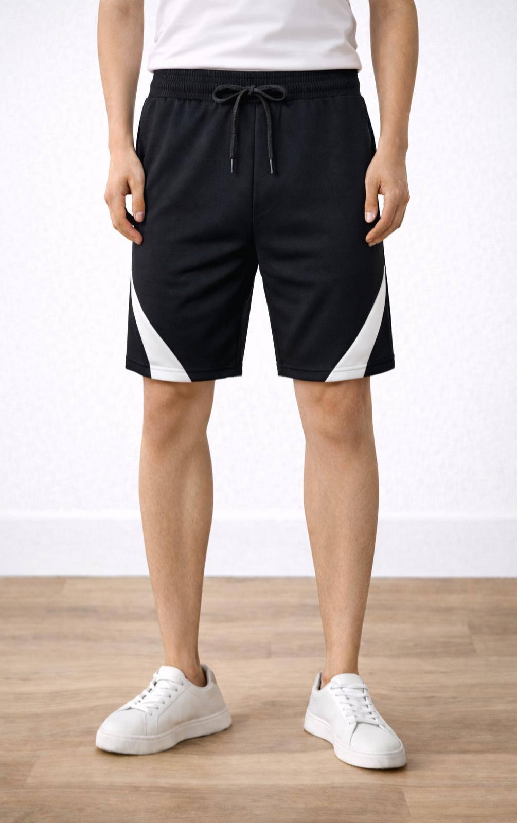 Großhändler Forbest - Herrenshorts mit weißem Streifen