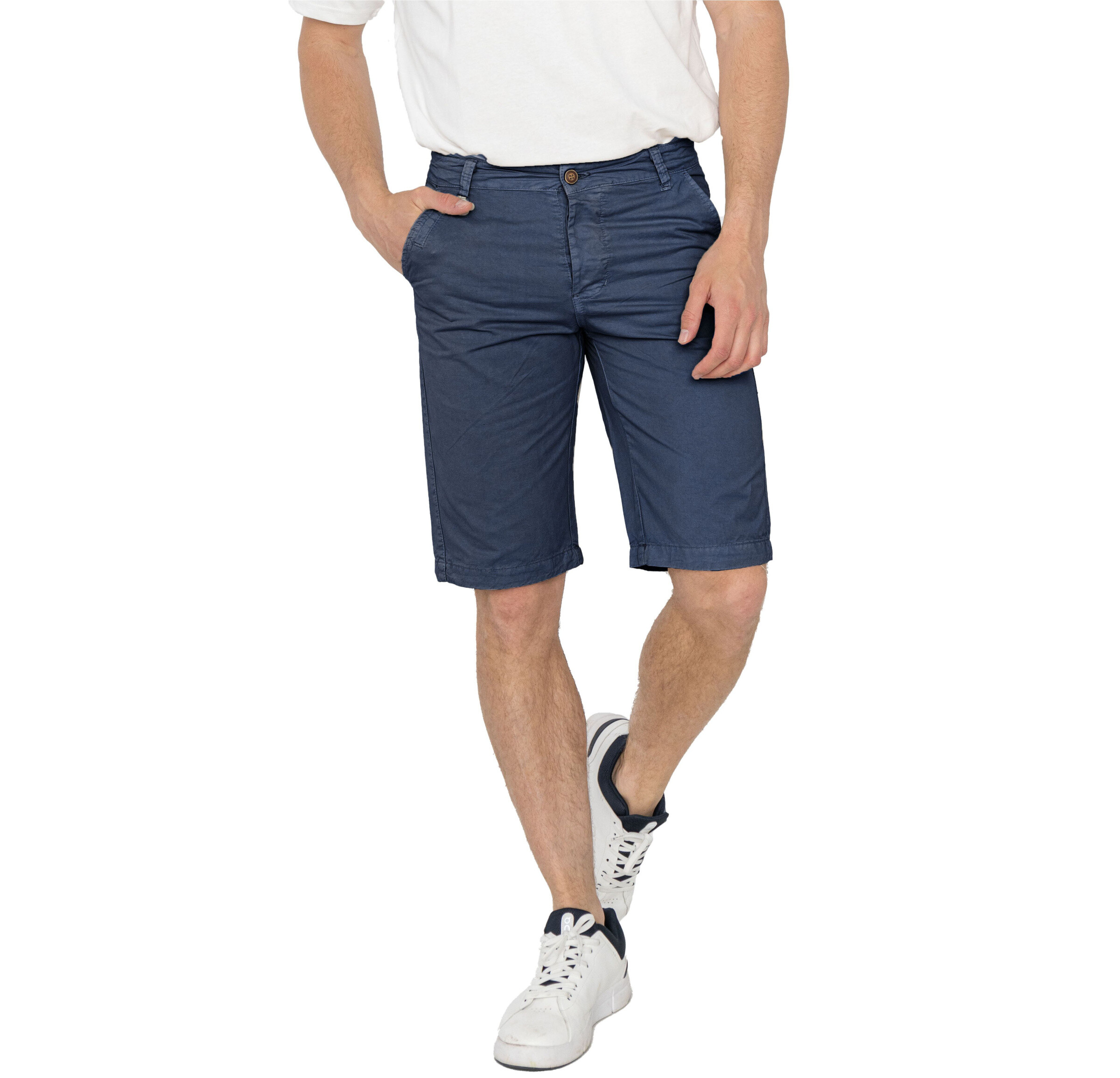 Grossiste Forbest - Bermuda uni pour Homme en coton