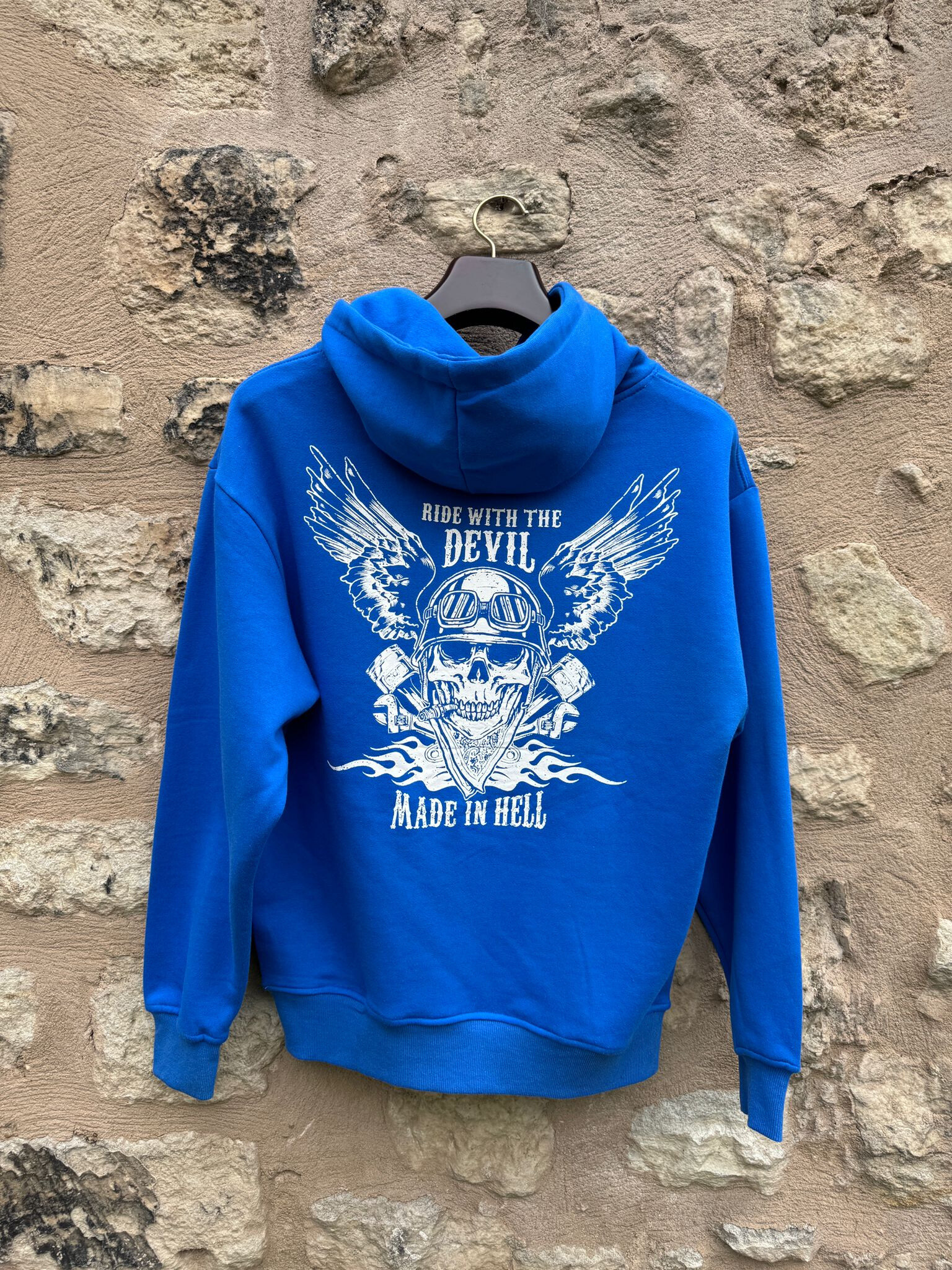 Grossista Forbest - Felpa oversize in 100% cotone con motivo