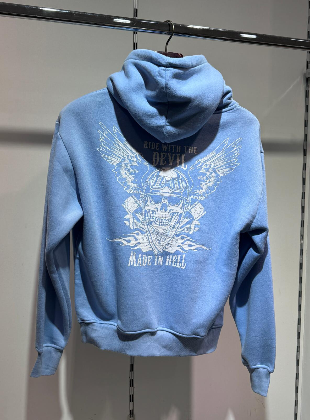 Grossista Forbest - Felpa oversize in 100% cotone con motivo