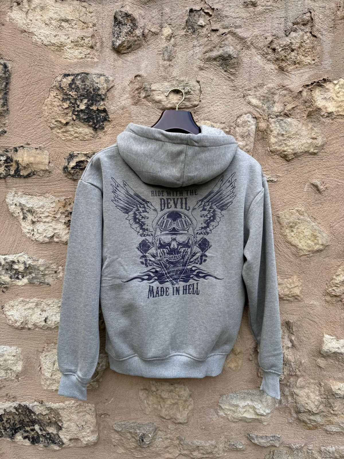 Grossista Forbest - Felpa oversize in 100% cotone con motivo