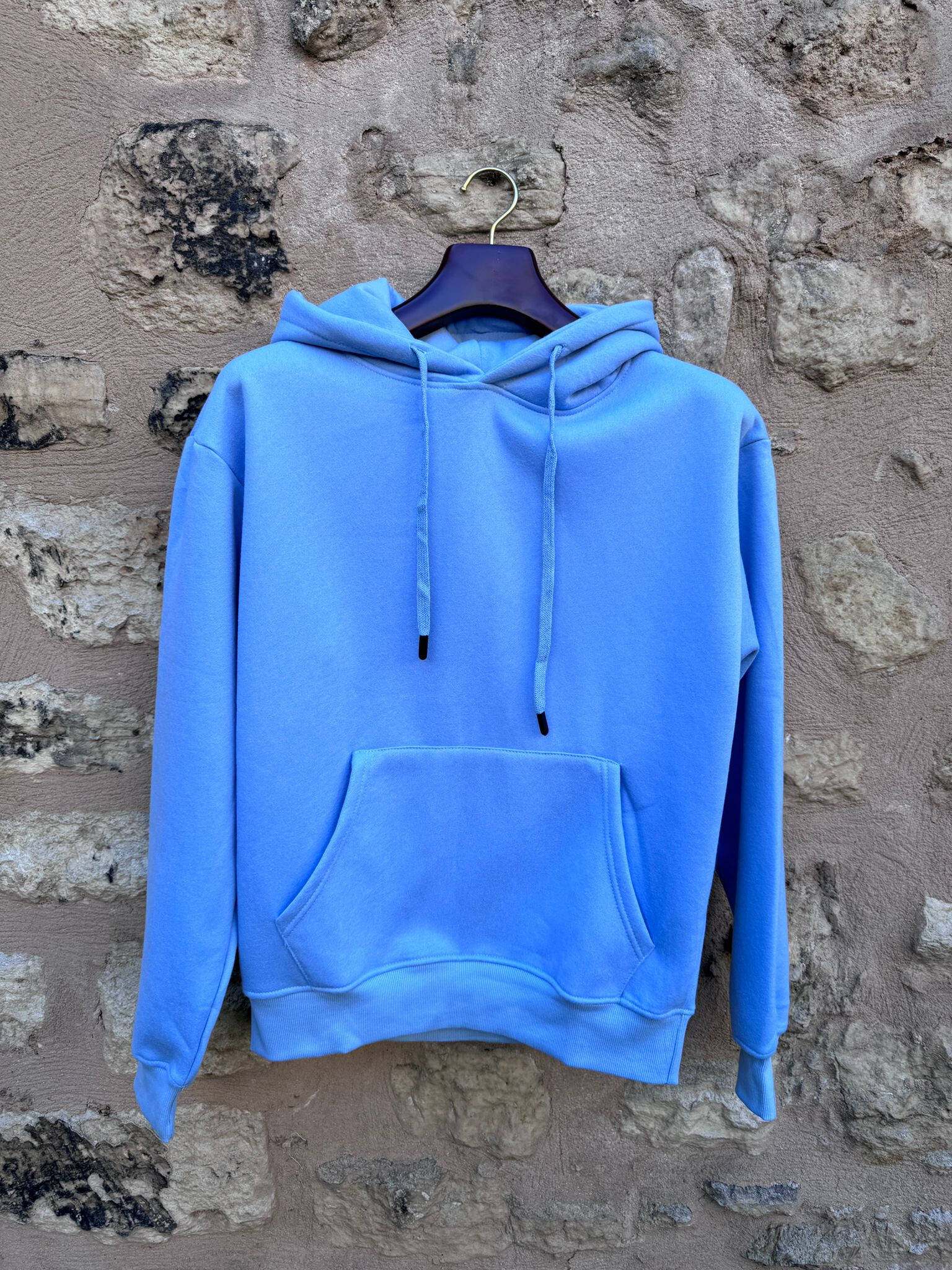 Grossista Forbest - Felpa oversize semplice con cappuccio
