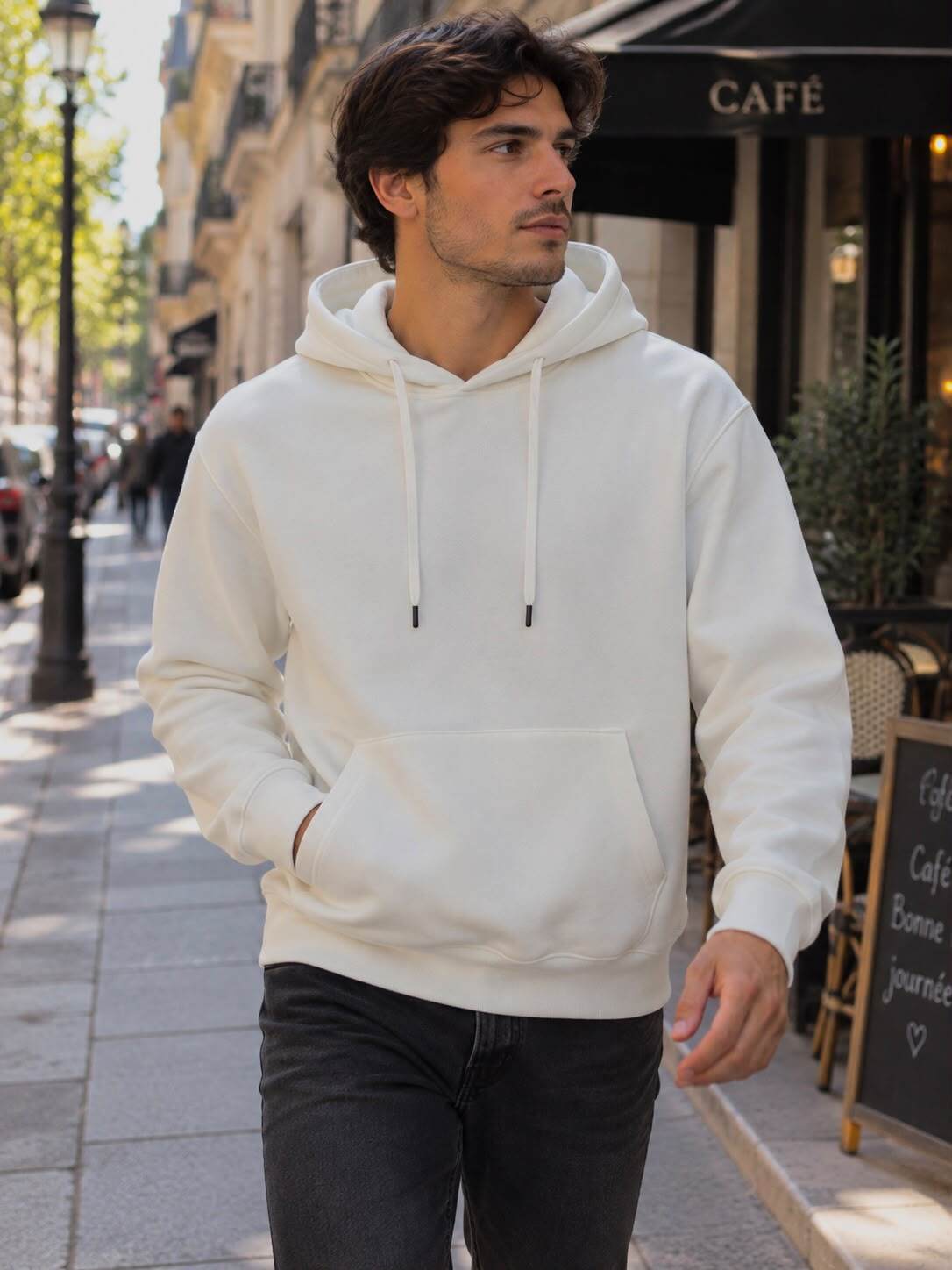 Wholesaler Forbest - Men's Plain Hoodie