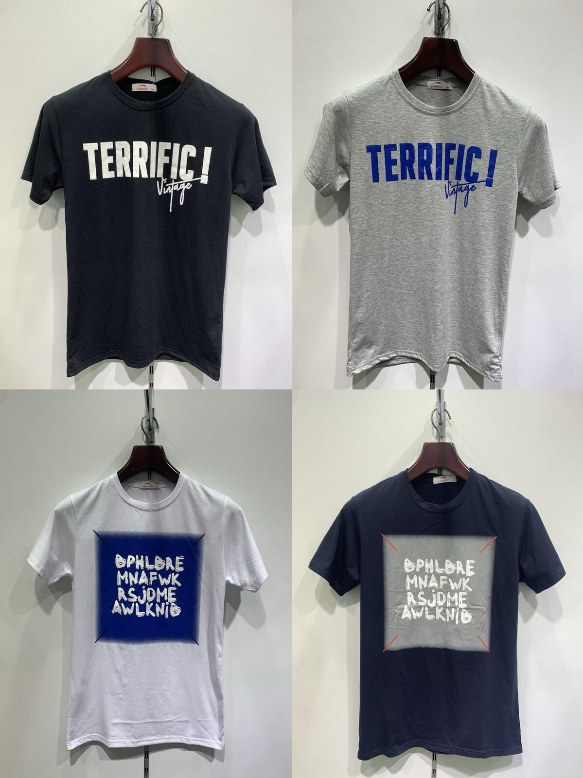 Grossiste Forbest - T-shirt modèles assorties