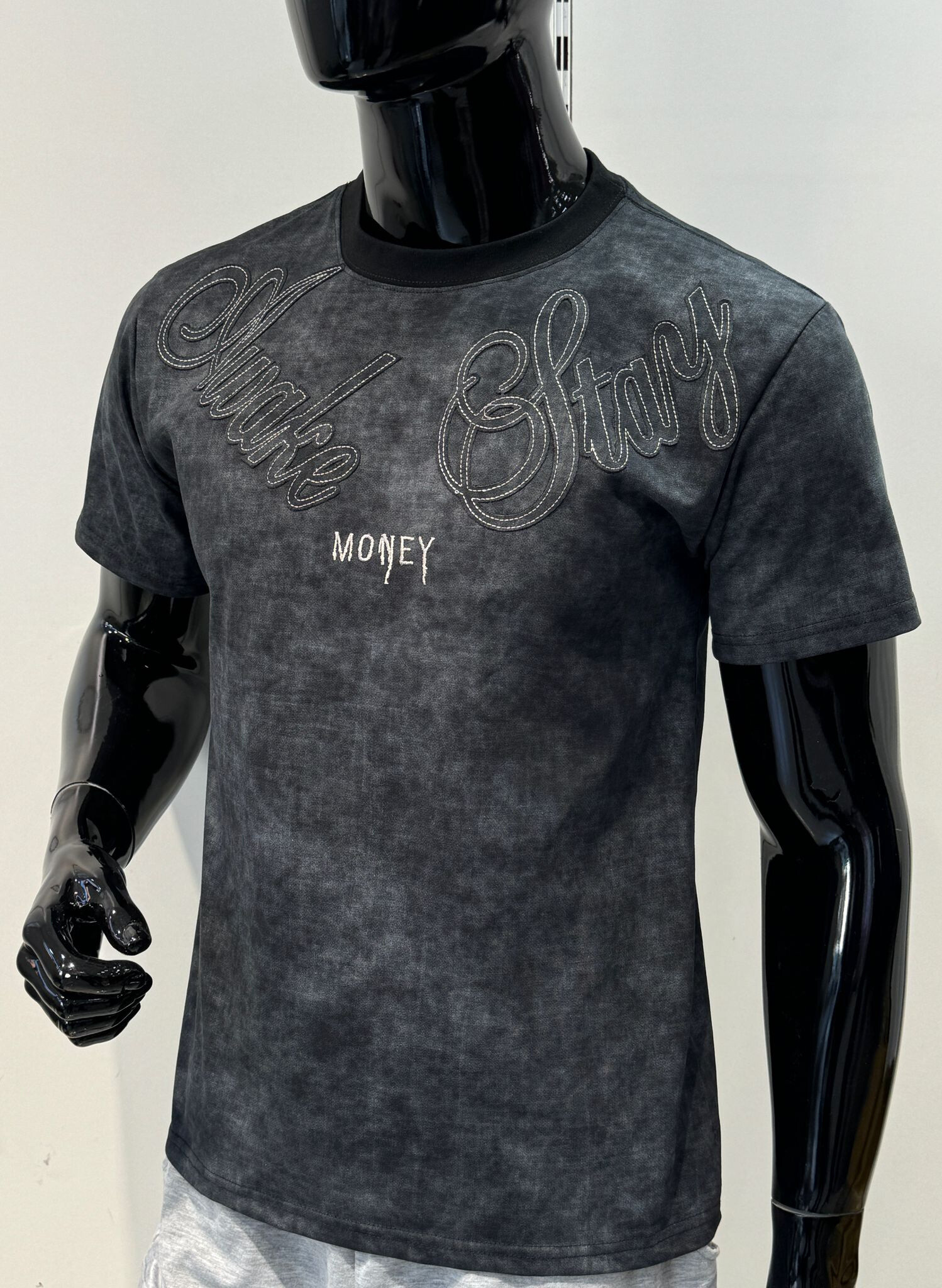 Grossiste Forbest - T-shirt délavé "money"