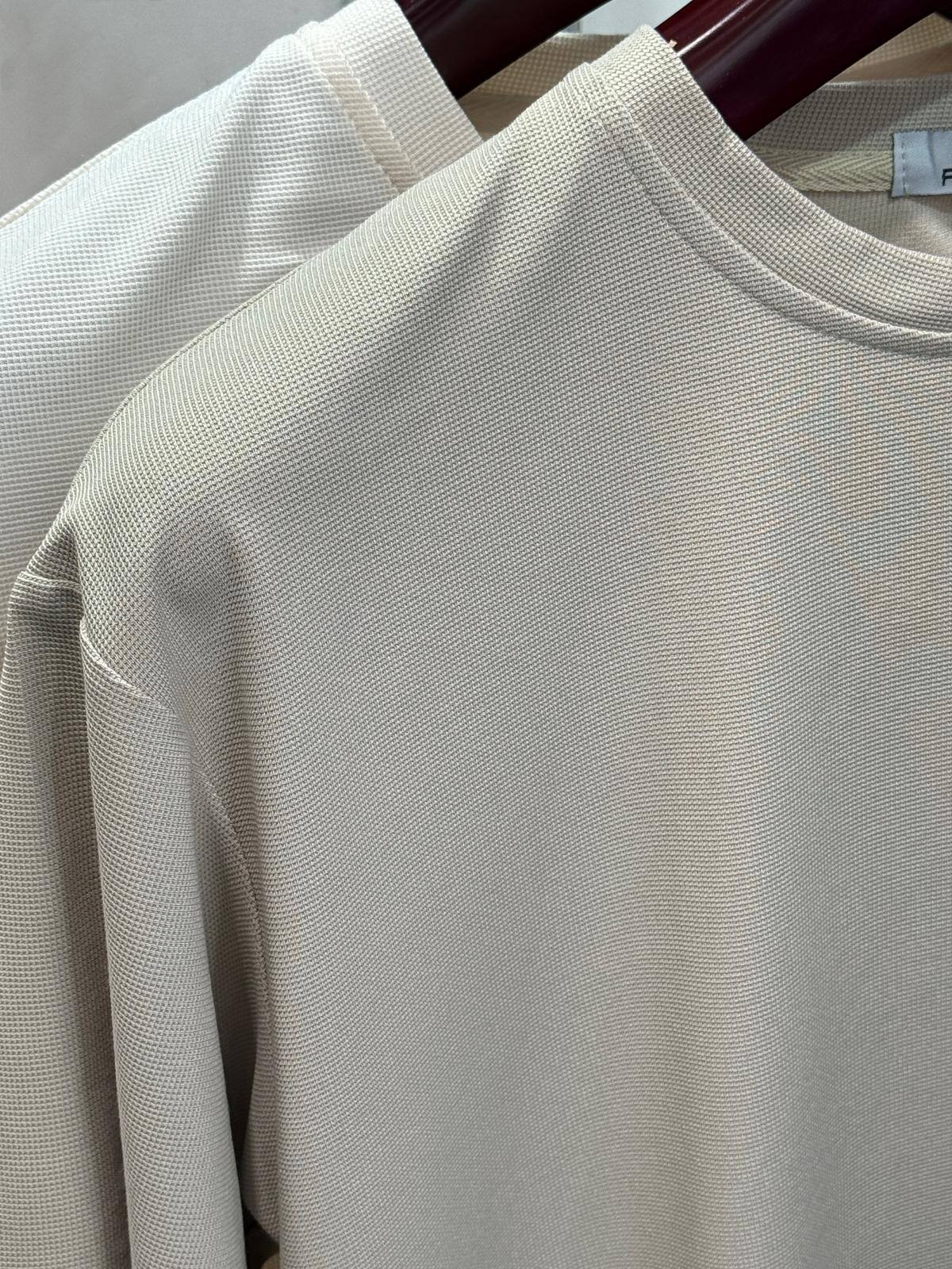 Grossiste Forbest - T-shirt gaufré uni pour Homme