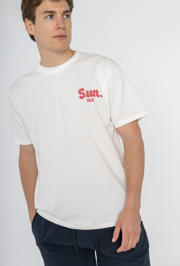 Grossiste Forbest - T-shirt oversize détail brodé "SUN"
