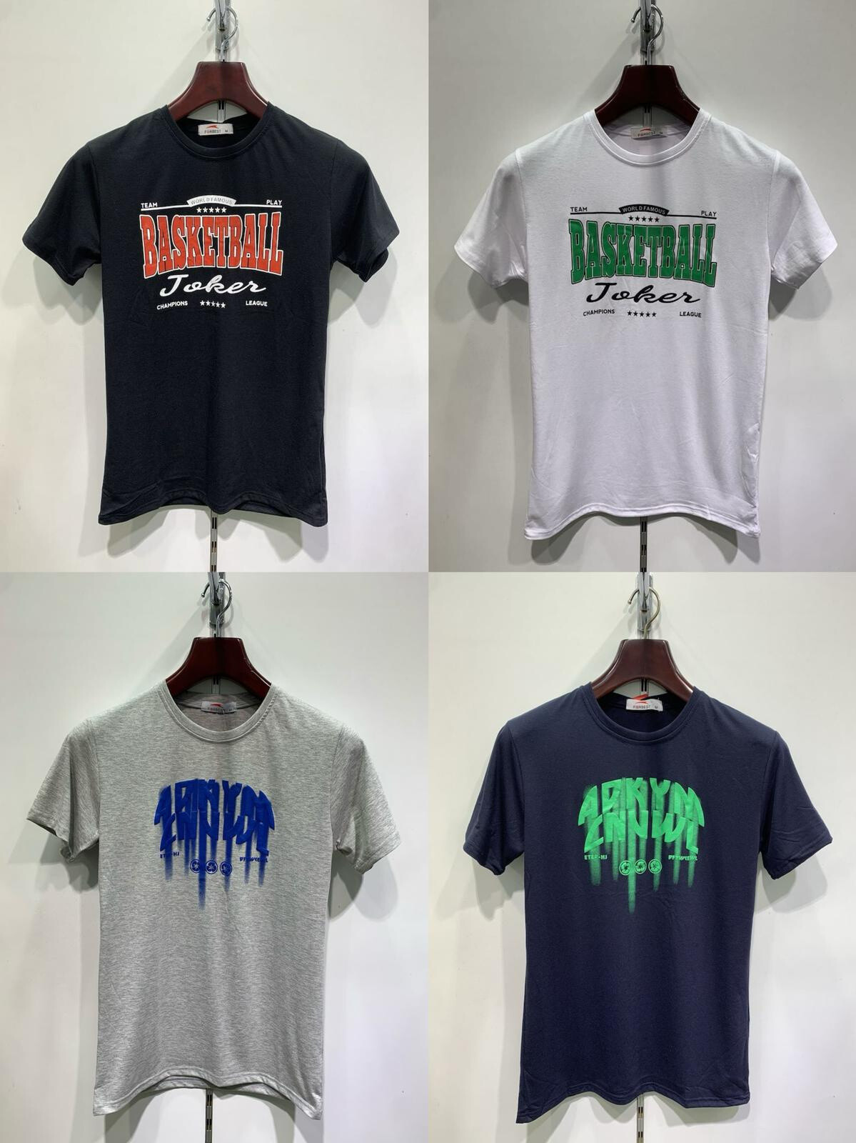 Grossiste Forbest - T-shirt pack motifs assorties